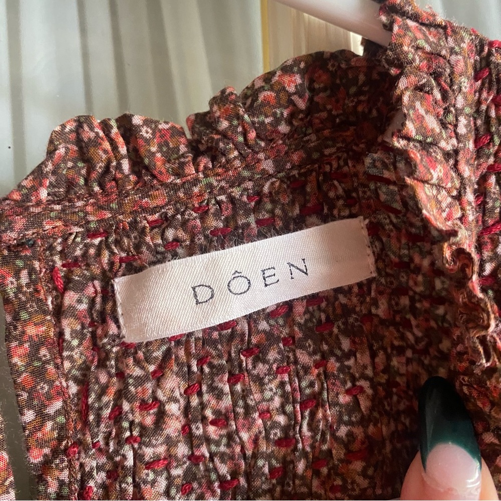 Doen Oliver Floral Ruffled Mini Dress - Picture 6 of 13